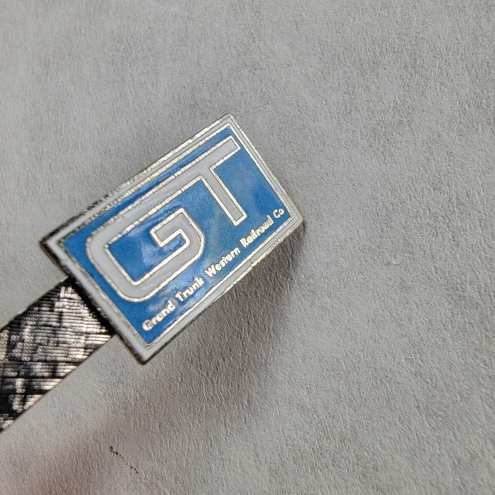Grand Trunk Western &‎ Conrail Tie Tack Lapel Pin in Case Collectible Railroad